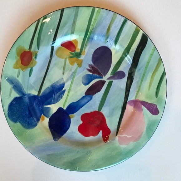 The Sakura Table Floral 11" Plate Paper Flowers - Picture 2 of 8